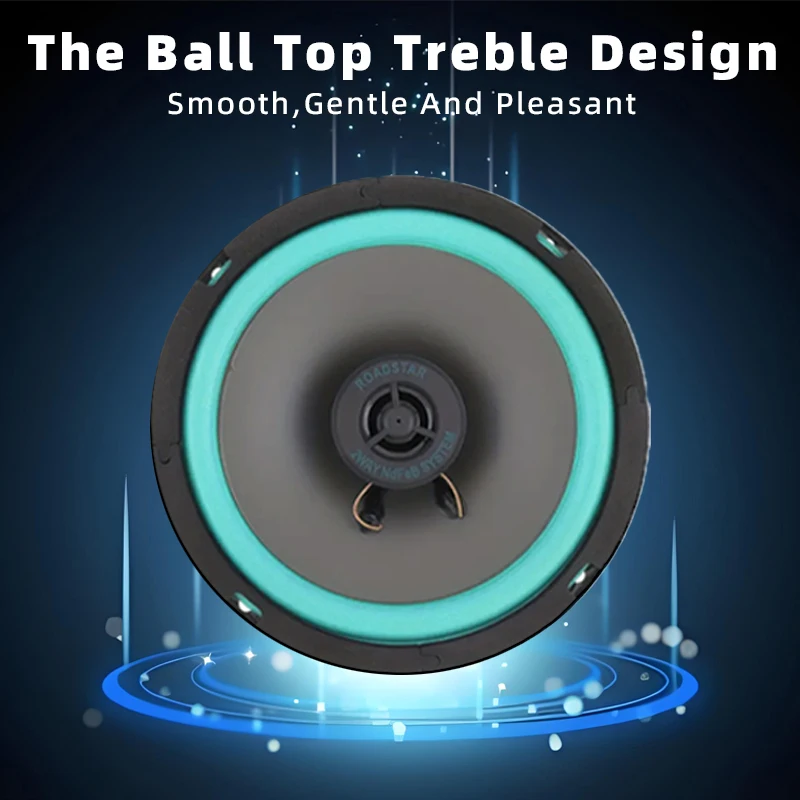 1PC 4/5/6 Inch Car Speakers 100W/160W HiFi Coaxial Subwoofer Universal Automotive Audio Music Full Range Car Stereo Speaker view 6