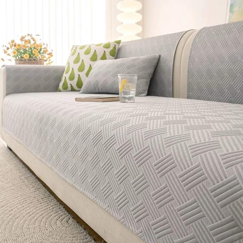 

Summer Ice Silk Sofa Cover for Living Room Non-slip Anti-dirty Sofa Cushion Universal Couch Slipcovers Sofa Mat Protection