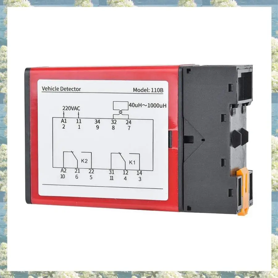 Nowość-110B Detektor pojazdów AC220V Jednokanałowy indukcyjny detektor pętli pojazdu do kontroli dostępu do parkingu samochodowego