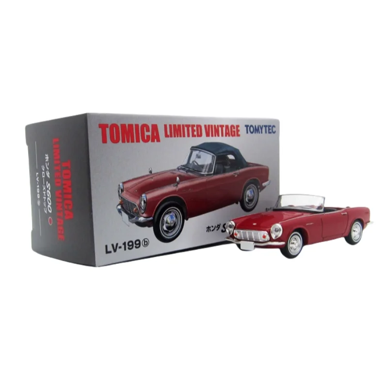 

TAKARA TOMY TOMICA TLV 199b Honda S600 Honda Кабриолетный спортивный автомобиль Имитационная модель из сплава, декоративное украшение для взрослых.
