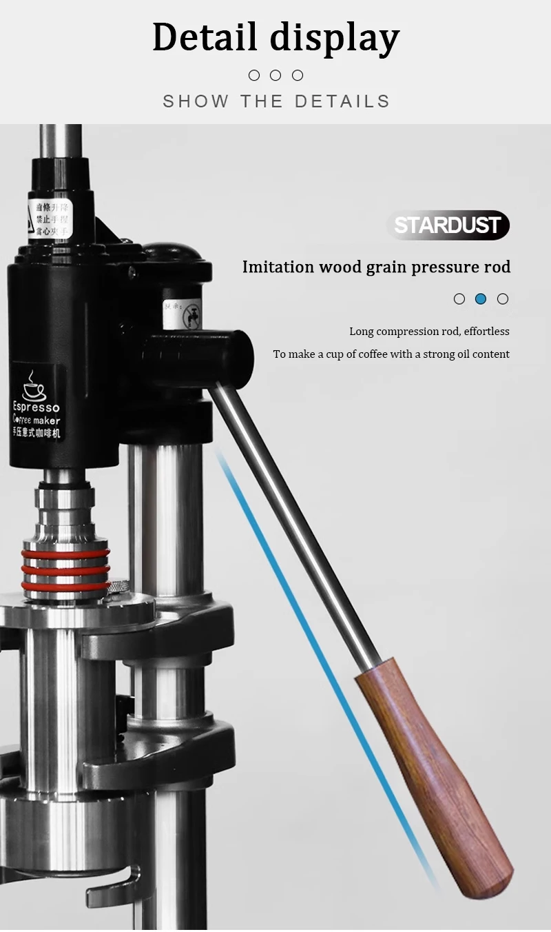 Hoge kwaliteit roestvrij staal groothandel Express koffiezetapparaat handmatige hendel cappuccino commerciële koffiezetapparaat