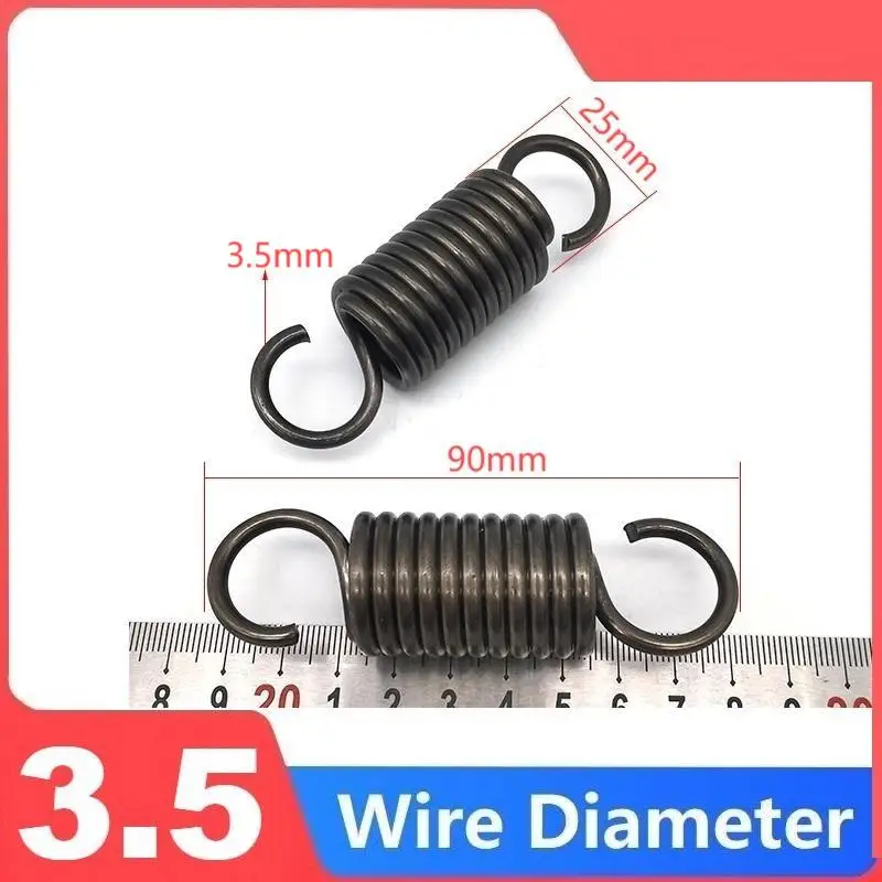 Spring Steel Single Hook Spring, Tension Spring,wire Dia3.5mm,outer Dia20/25/30mm,length90/100/120/160/180/200/220/250/280/300mm