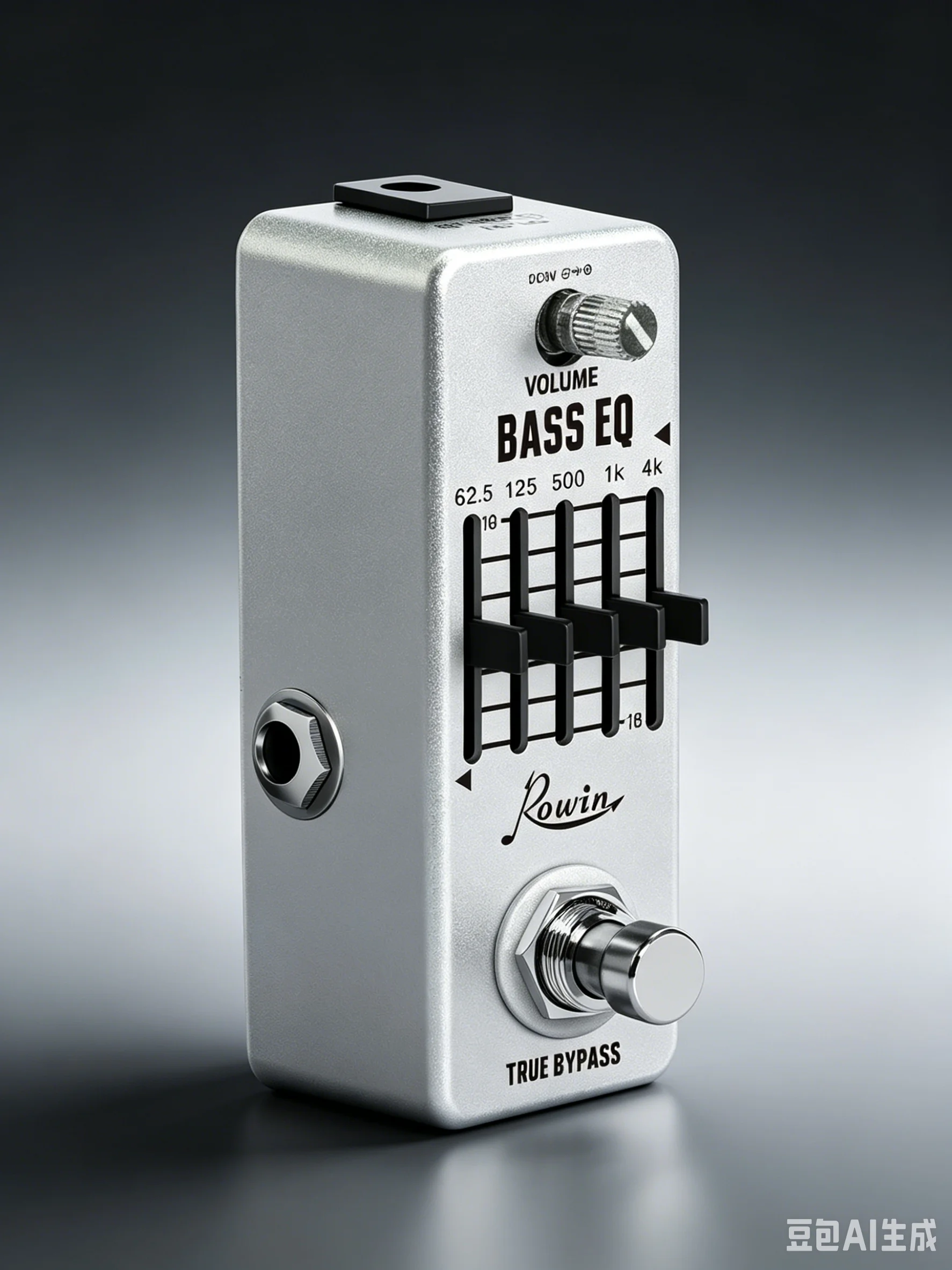 Rowin LEF-317B  Bass EQ Pedal 5 Band Equalizer Pedals For Bass Guitar With 5 Band Graphic Mini Size True Bypass view 5