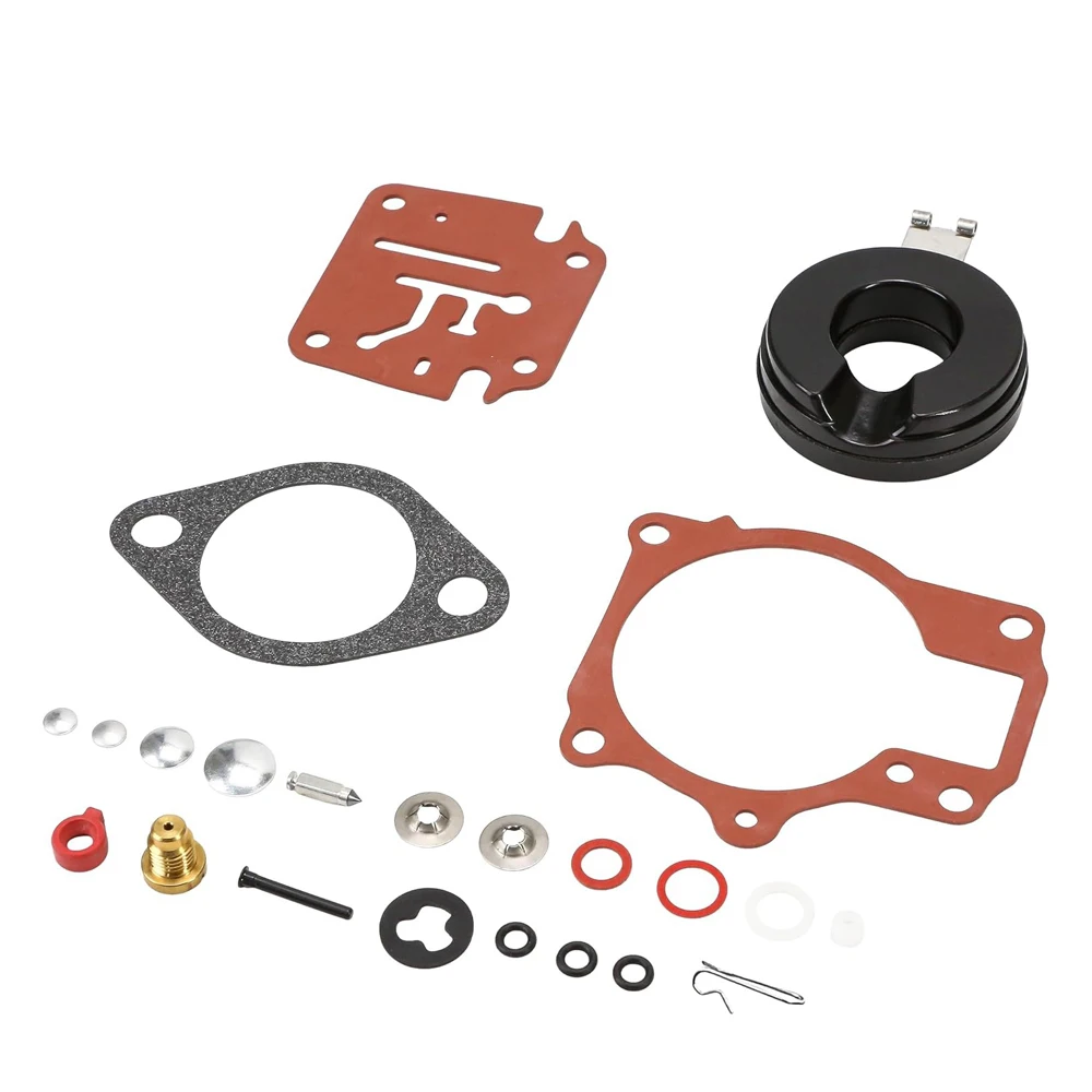 392061 396701 398729 for Johnson Evinrude 18HP 20HP 25 28 30 35 40 50 55 60 65 70 75 HP Carburetor Carb Rebuild Kit with Float