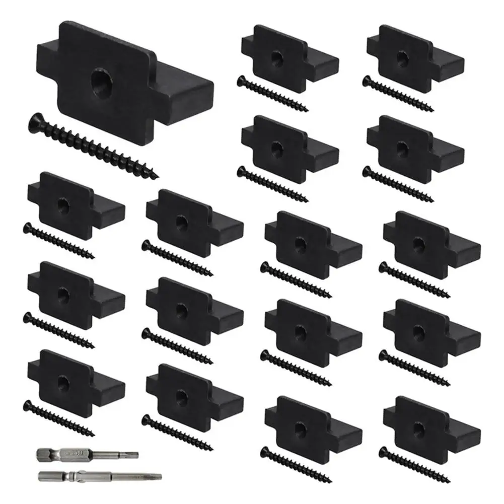 

Terrace Construction Color: Black Decking Fasteners Deck Screws User-Friendly Weather Resistant Easy Installation