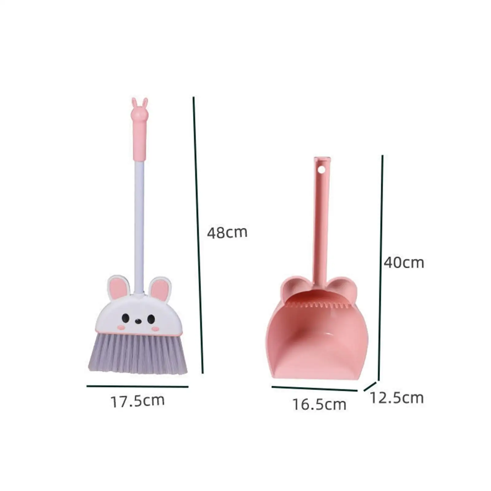 Housekeeping Pretend Play Cleaning Tools Toddlers Broom Set Educational Mini Broom and Dustpan Set for Kids for Kindergarten