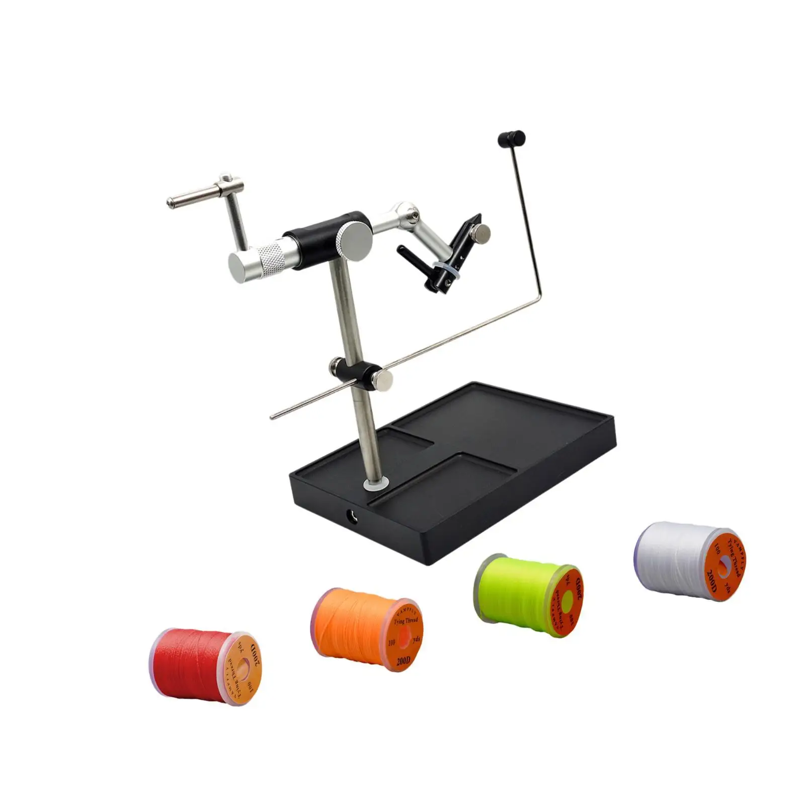 

Fly Tying Vise with 4 Colors Thread Professionals Starter Fly Tying Tool