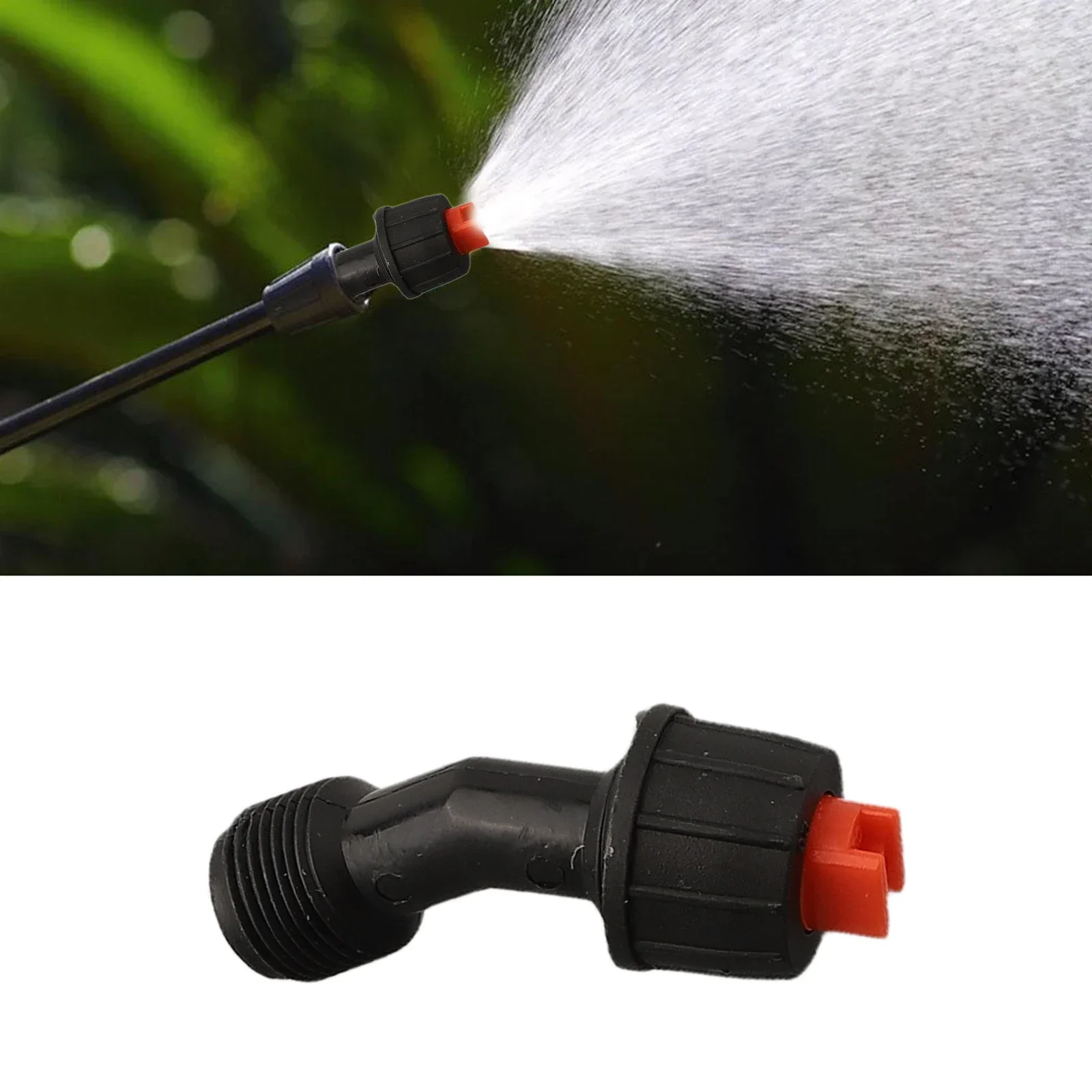 1pcs Knapsack Electric Sprayer Nozzle Black Pp Conical Replacement Garden Sprayer Nozzle Tool Set For Yard Lawn Jardineria