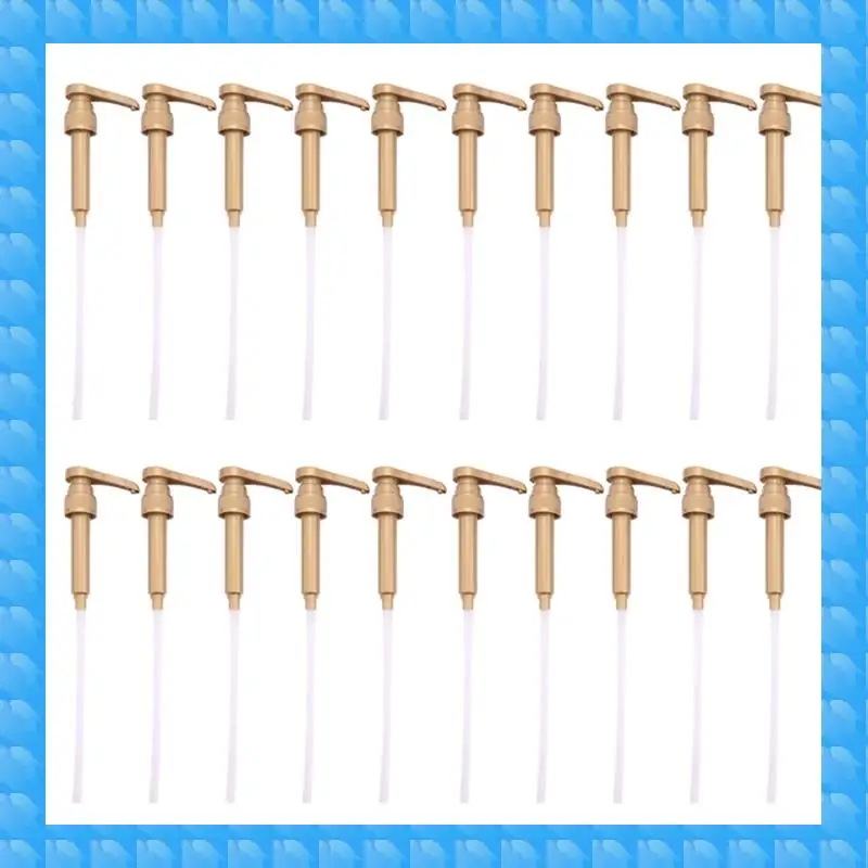 

ETRT 20 шт., дозатор для кофе, молока, чая, насос для сиропа, черный дозатор жидкости для сиропа Торани, 8 мл, дозатор для бутылок сока, насос