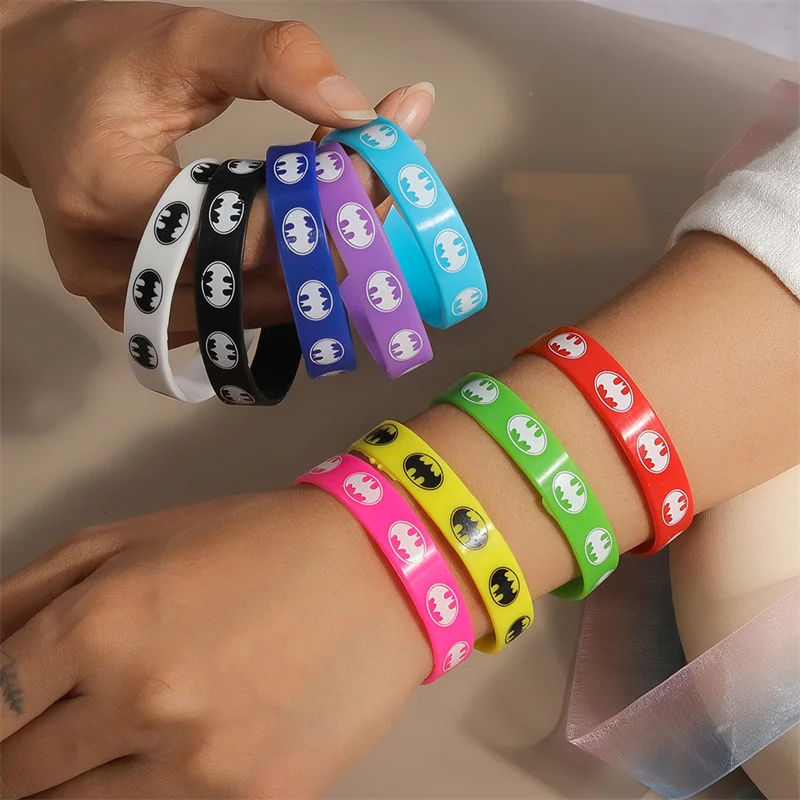 10 unidsset de pulseras de goma