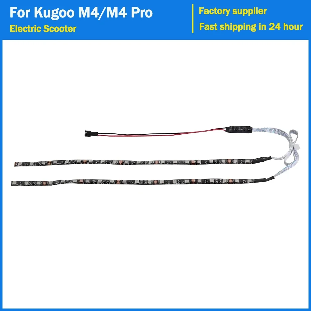 Light LED Strip Flashlight for Kugoo M4 /M4 Pro Electric Scooter Waterproof Night Warning Lights Parts Replacement Accessories