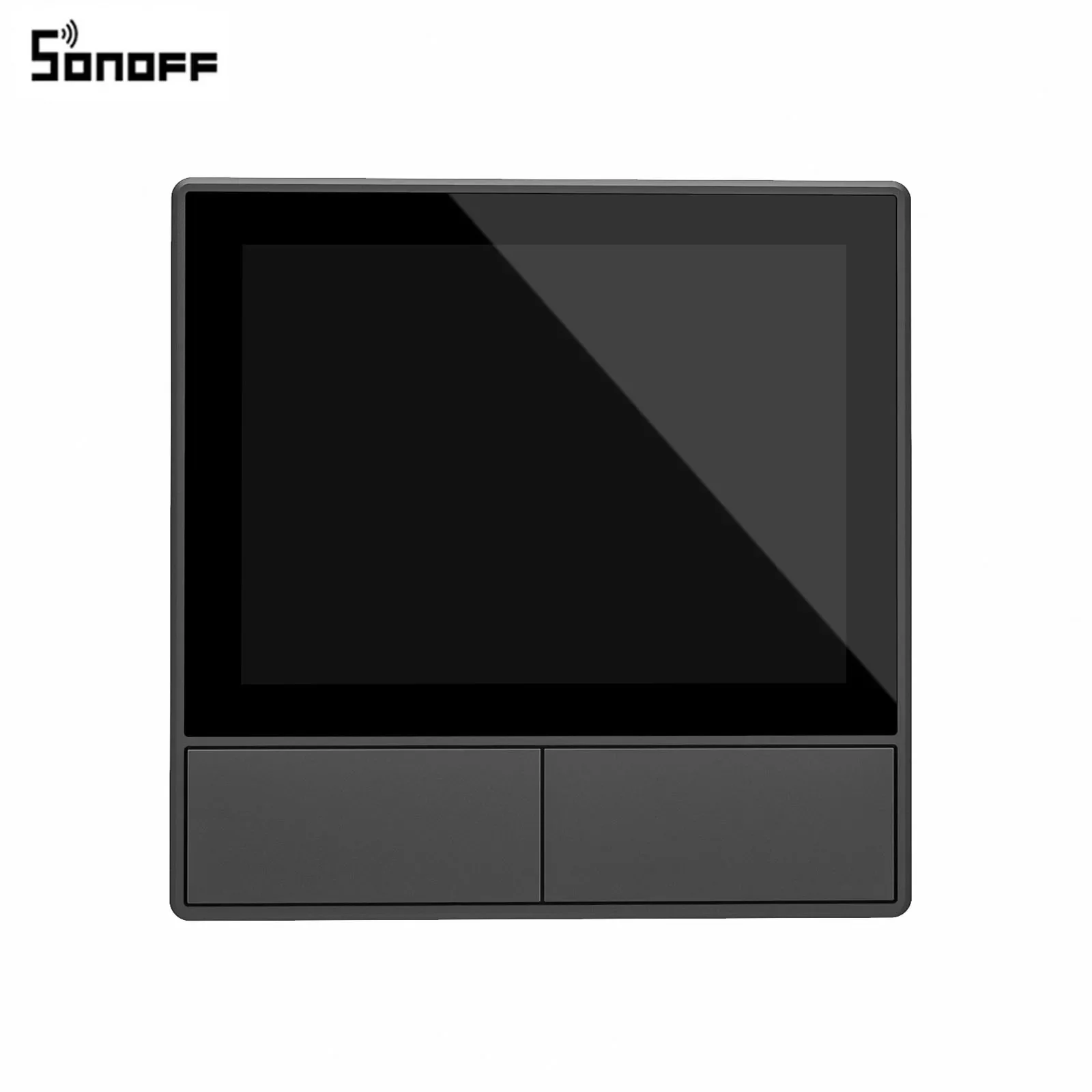 Smart Scene Wall Switch EU Wifi Smart Thermostat Display Switch All-in-One Control for Alexa Google Home