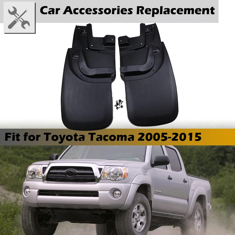 

Fit For Toyota Tacoma 2005-2015 Mudguards Splash Guards Mud Flaps Pickup Truck Car Accessories Fender Kit