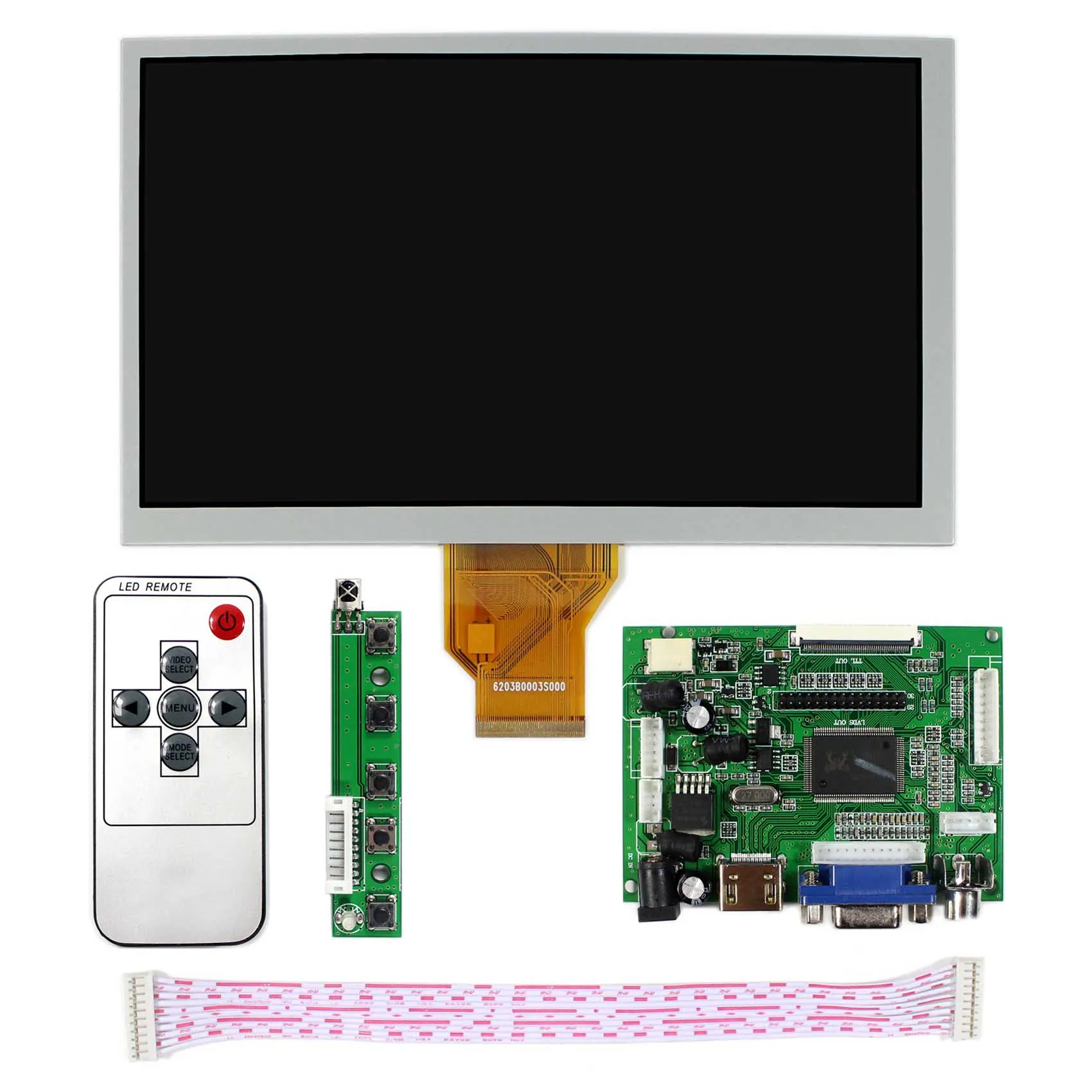 8inch LCD Screenl AT080TN64 HD MI VGA 2AV LCD Controller Board PCB80099