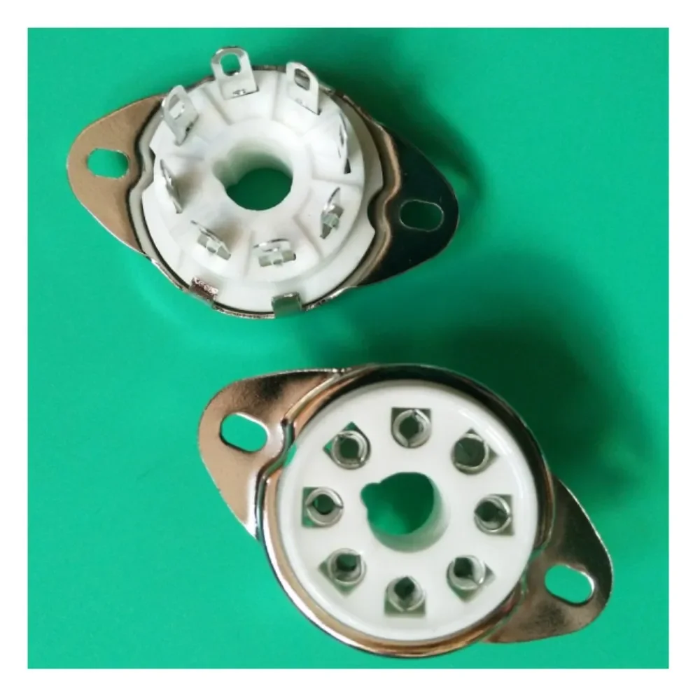 5pcs 8PIN K8A Octal TUbe Socket Ceramic Valve Base for KT88 EL34 5881 6SL7 6CA7 6L6 5AR4 6L6 Vintage Audio AMP DIY