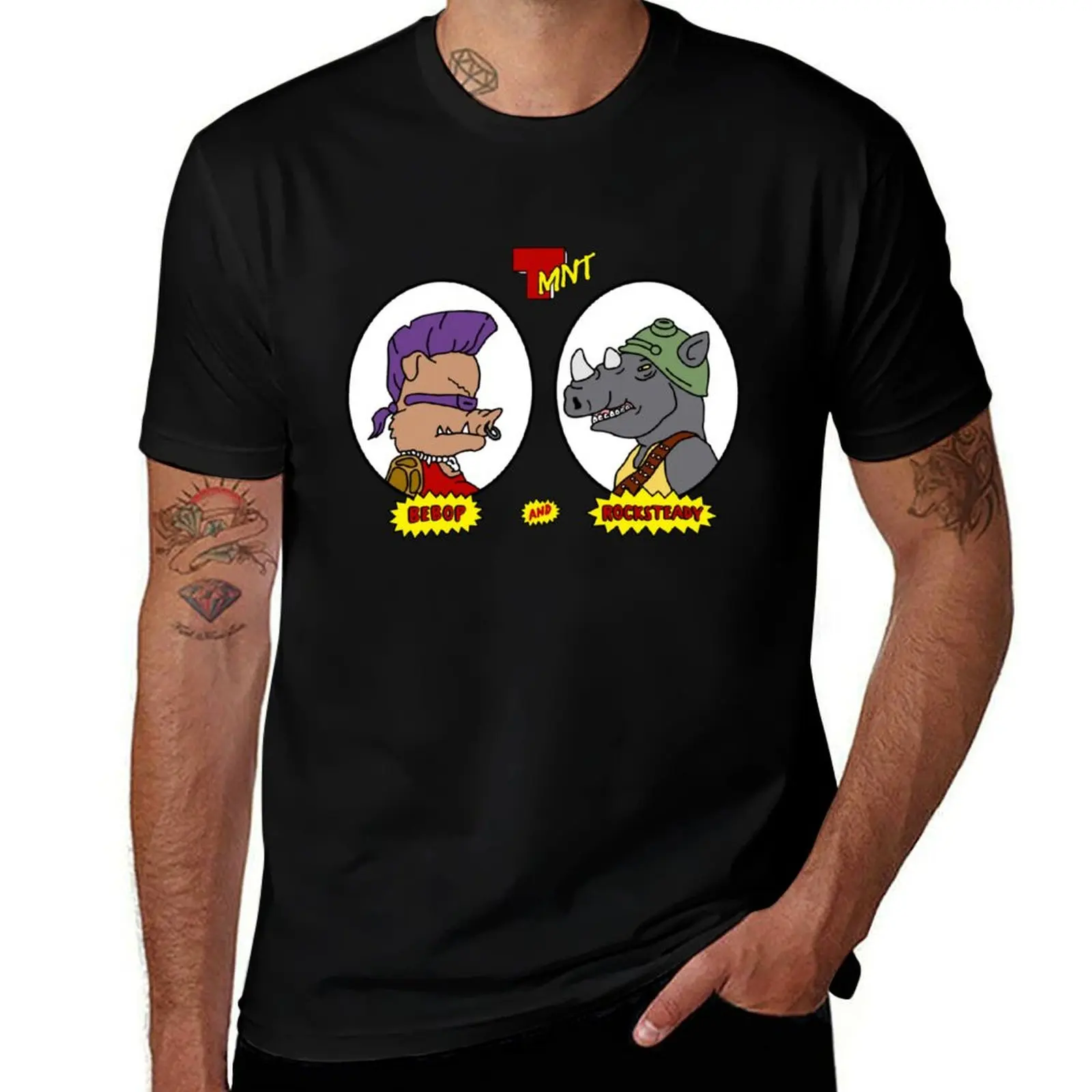 

Bebop and Rocksteady T-Shirt Anime t-shirt korean fashion summer tops funny t shirts men