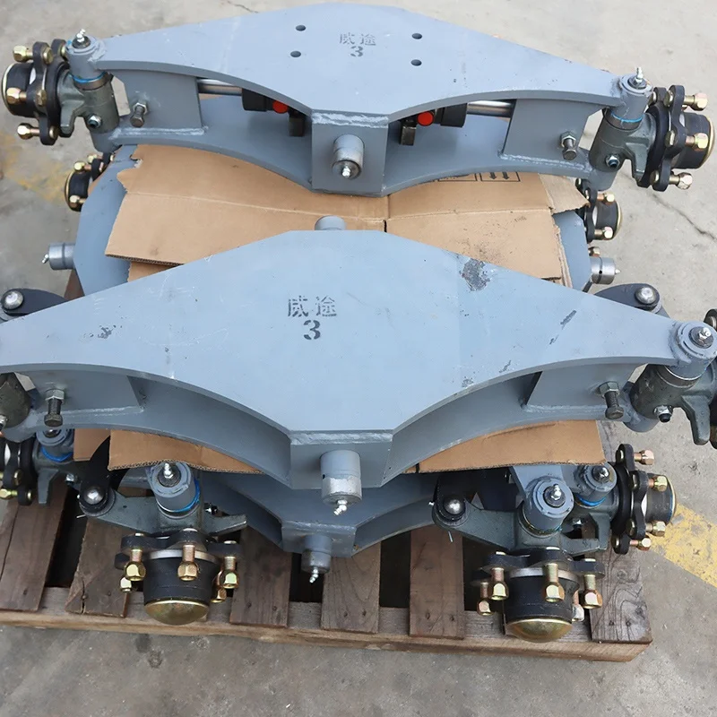 Conjunto de eje de dirección de carretilla elevadora hidráulica de 2 toneladas, cubo de rueda especial de seis orificios, piezas de elevación eléctricas de cuatro ruedas