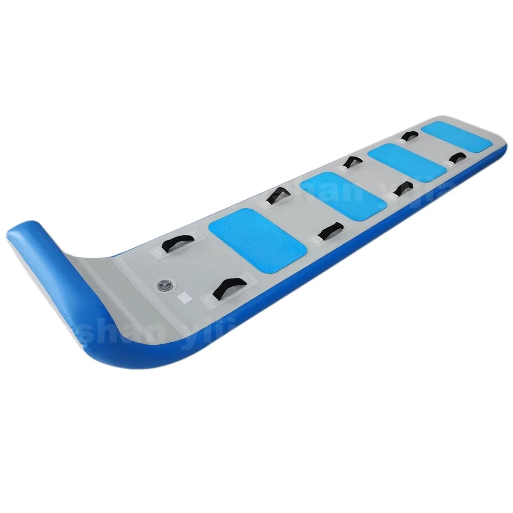 

Outdoor Water Ski Play Equipment Inflatable Snow Sleds Air Slide Sledge Skiing With Handles Inflatable Toboggan