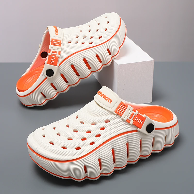 2026 Factory Cheap EVA Men's Clogs Shoes Lightweight Wholesale Plastic Clog Men Beach Working Sandals with Men