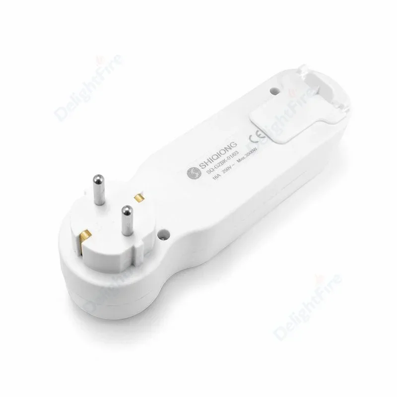 Euro EU Extend Socket With ON/OFF Switch 4.8mm 2 Pin European Standard Grounding Schuko Socket Power Extension Plug Converter