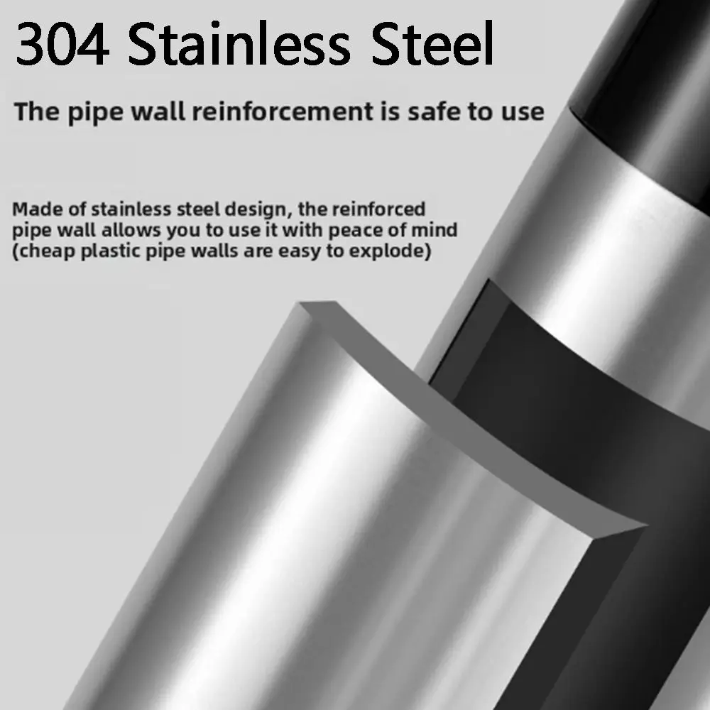 

High Pressure Toilet Cleaning Tool Pipe Plunger Pneumatic Dredge Clog Remover Manual Replacement Head Sewer Pipe Unblocker