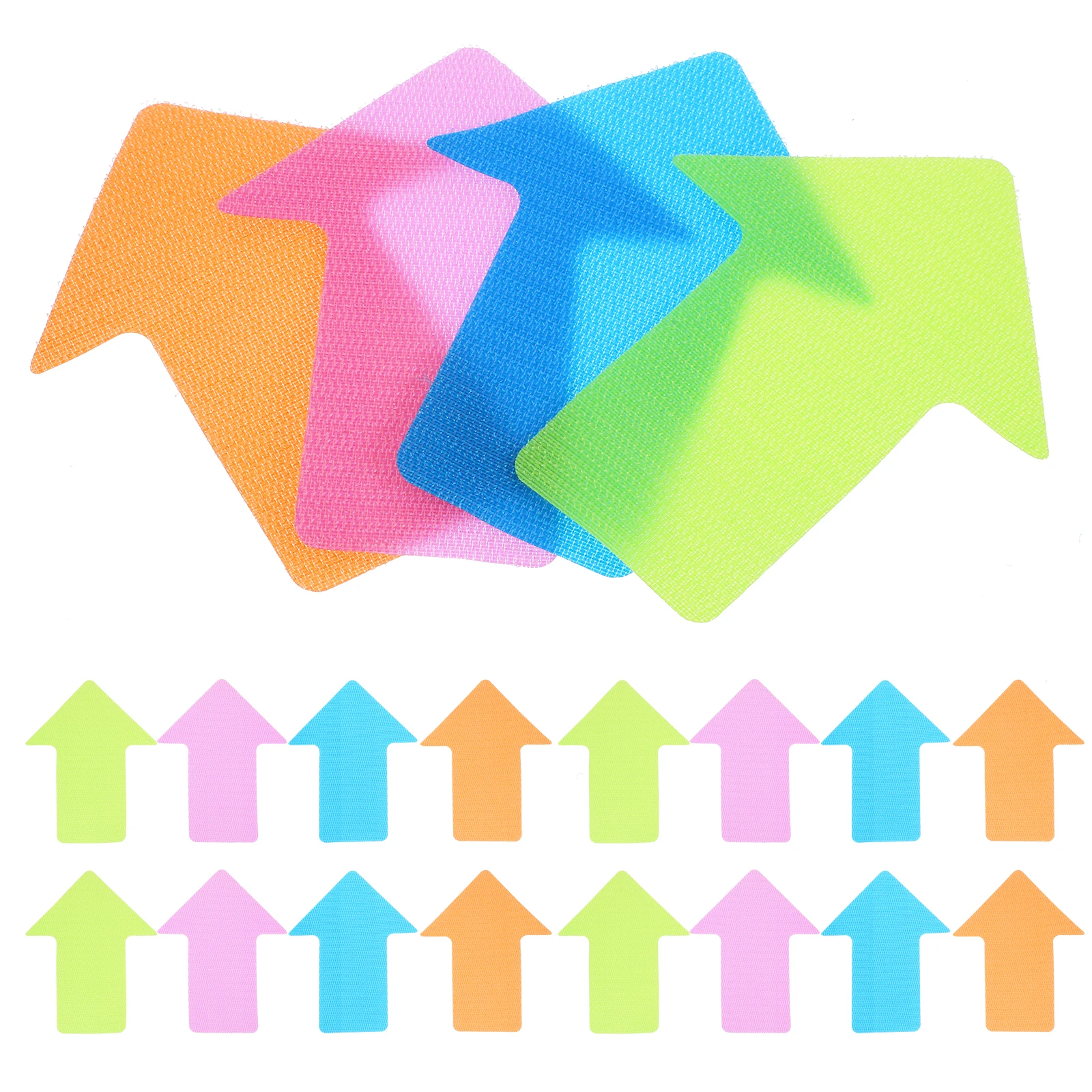 

24 Pcs Carpet Markers Spot Stem Classroom Decor Floor Football Training Signs Colorful Nylon for Spots Stickers