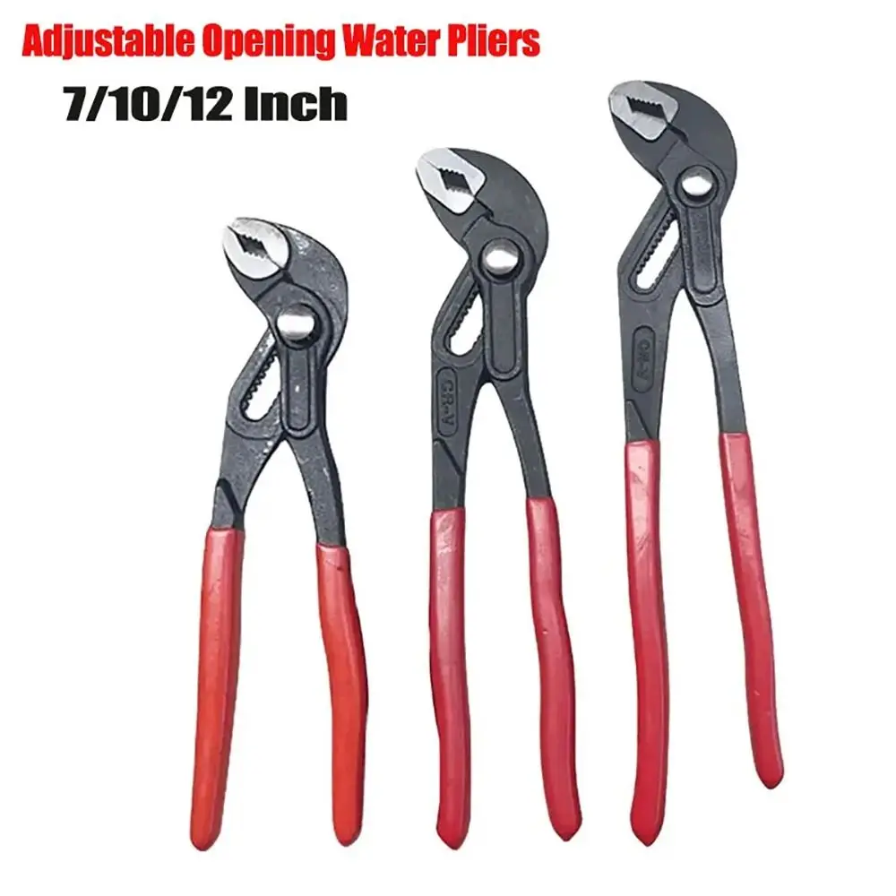 1Pcs Large Opening Water Pipe Plier Plumber Plumbing Household Hand Tools Clamp Wrench 7