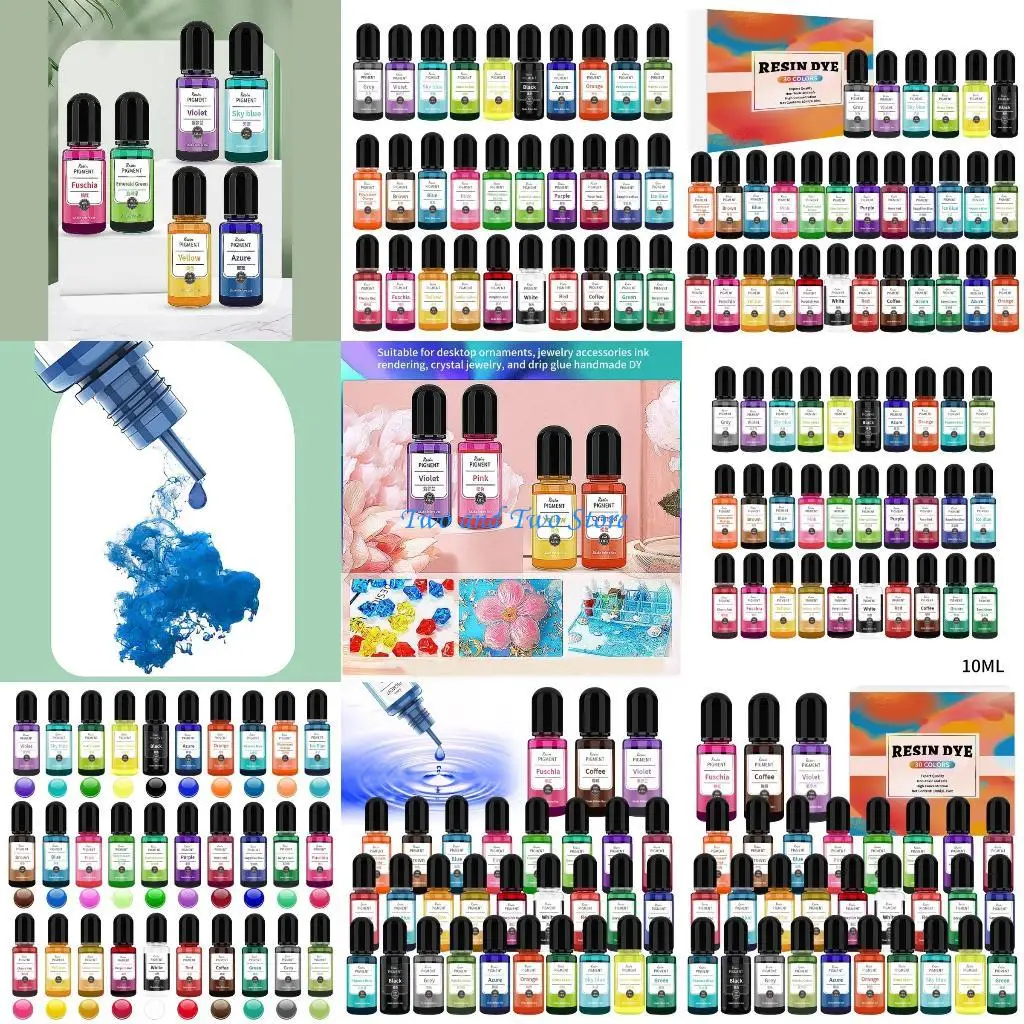 

HX6F 30 цветов, высокая концентрация, пигмент на масляной основе, жидкая краска для эпоксидной смолы, краситель для рукоделия,