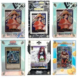 One Piece OPCG Acrylic Champion Animation Characters Self Made Card Brick Anime Classics Game Collection Cards Display Stand Toy