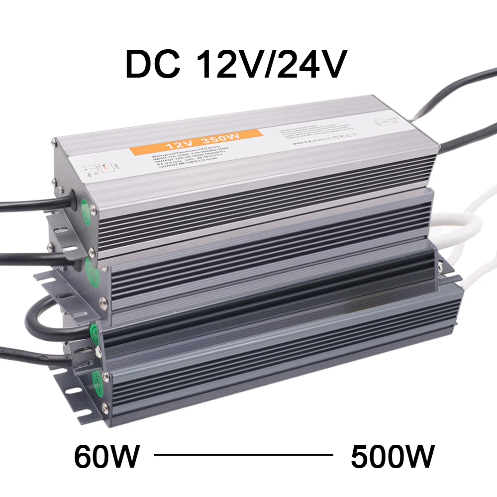 AC/DC LED Power Supply Waterproof 110V 220V To 12V 24V Switch Transformer Adapter 60W 100W 150W 200W 300W 400W 500W LED Driver