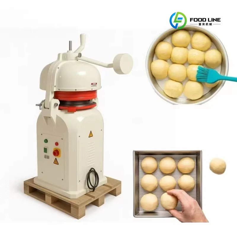 Semi Automatic Dough Ball Rounder Machine Stainless Steel Dough Ball Maker for Bakeries Pizzerias Customized