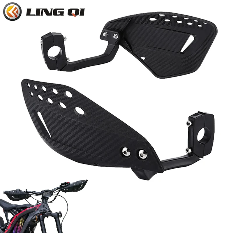 

LING QI Electric Motorcycle Hand Guard Handle Protector Shield HandGuards Protection For Sur Ron SURRON SUR-RON Light Bee X