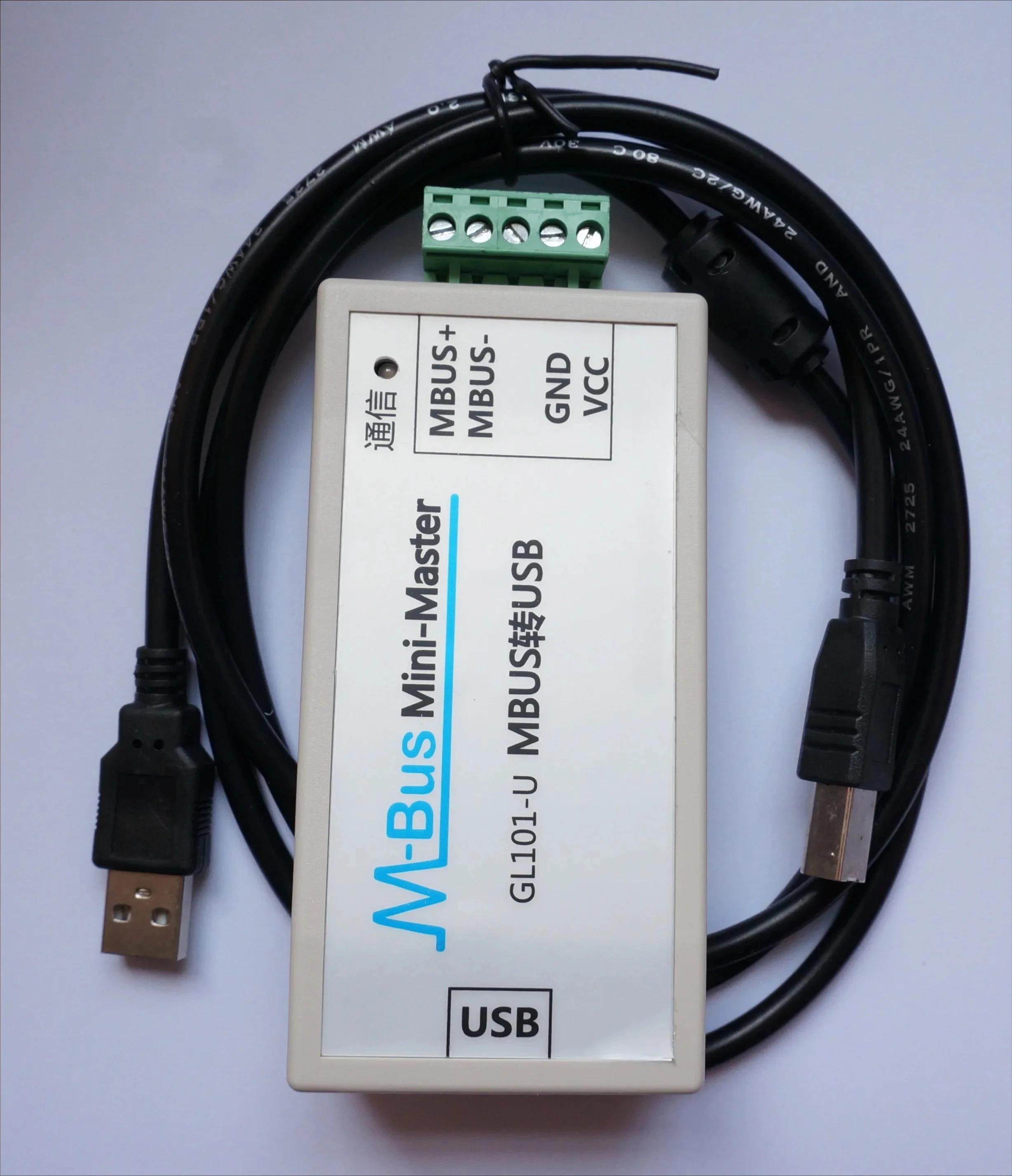 MBUS/M-BUS to USB Converter USB-MBUS Meter Reading Communication USB Power Supply Can Connect 200 Meters