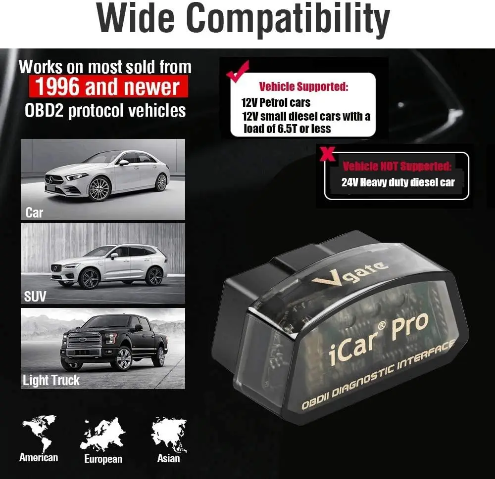 الماسح الضوئي iCar Pro ELM327 WIFI Obd2 لـ IOS/Android Bluetooth 4.0 ElM 327 Obd 2 أداة تشخيص السيارة أداة مسح الضوئي قارئ الرمز