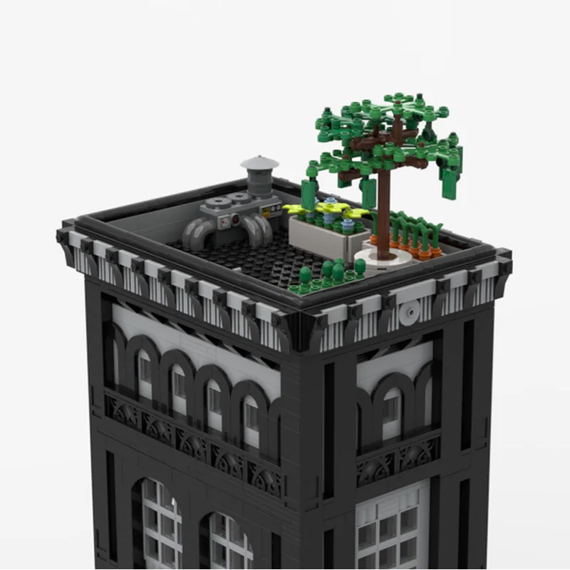 3948 قطعة بنك أوربان إنترناشونال MOC، مكعبات بناء معيارية قابلة للتخصيص، تصميم إبداعي تعليمي، لعبة DIY للأولاد، هدايا العطلات
