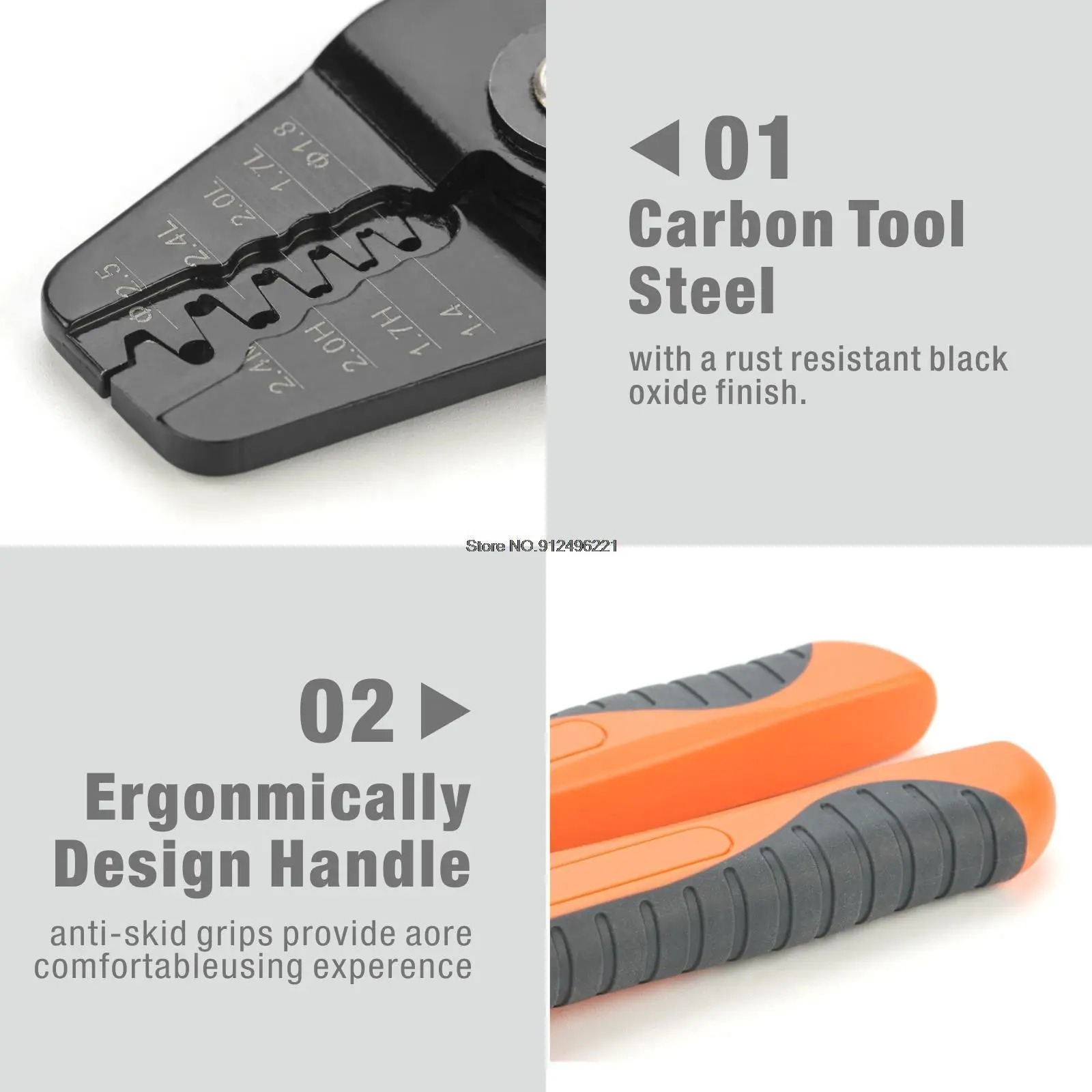 متعددة الوظائف موصل السيارات الذكور والإناث دوبونت دبوس العقص كماشة ، الأسلاك تسخير محطة التوصيل أداة اليد #3