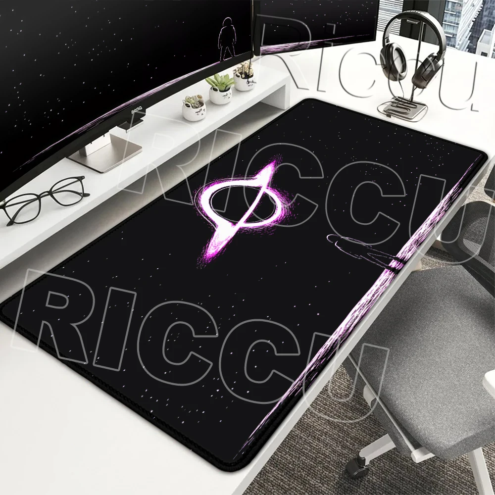 Universe Mouse Pads Gaming Astronaut Mousepad Mechanical Keyboard Protection Mats Space Desk Pads Computer Stitched Edge Carpets