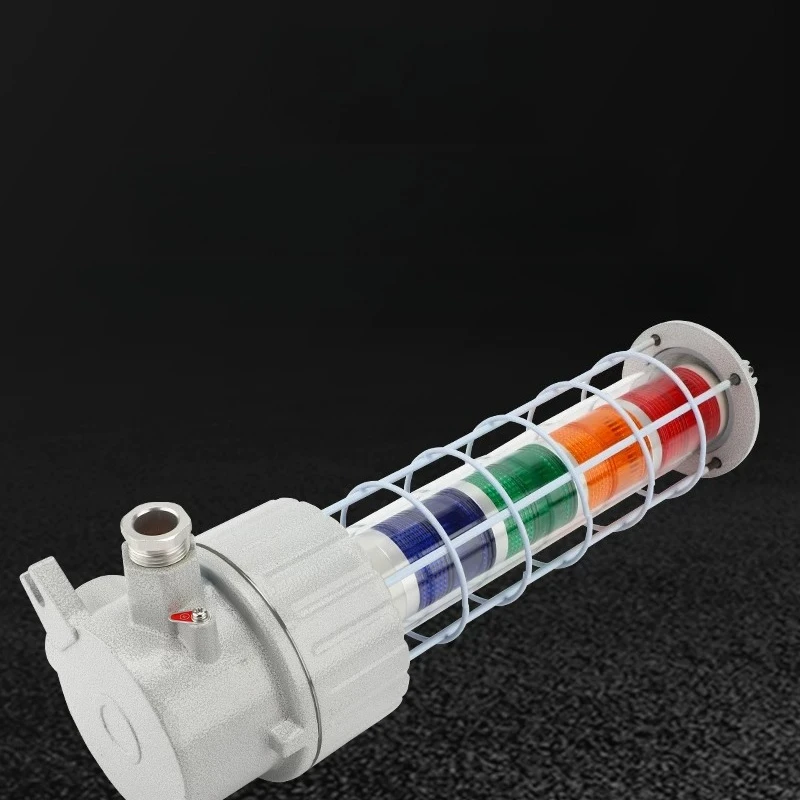 Red, yellow and green three-color combination alarm LED120dB flashing signal warning light