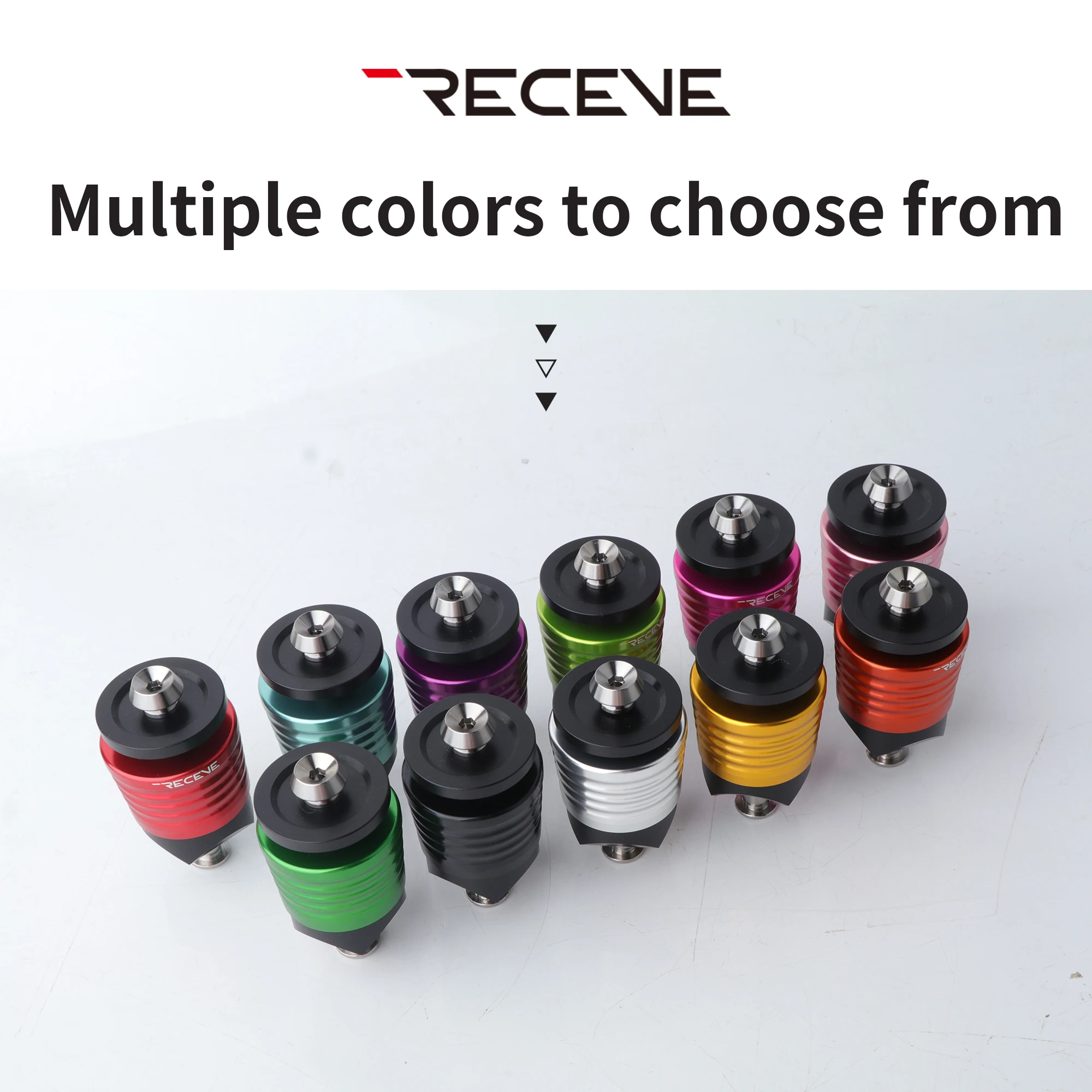 RECEVE للطي الدراجة مانع الصدمات الخلفي دراجة تعليق المصد الخلفي سبائك التيتانيوم امتصاص الصدمات لخط Brompton P/T/G #2