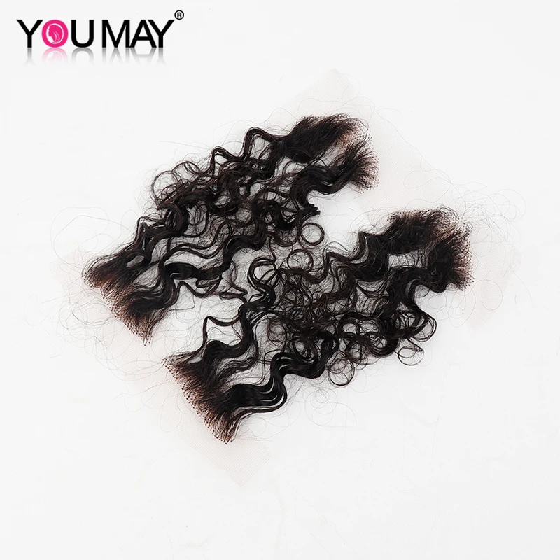 HD Lace Baby Hair Stripes 4Pcs Loose Body Wave Baby Hair Pre Plucked Natural Hair Line Edge For Black Women Youmay Virgin