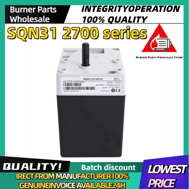 【Genuine】SQN31.401A2700 SQN31.402A2700 SQN31.221A2700 Damper Servo Motor Burner Air Actuator Boiler Replacement Parts