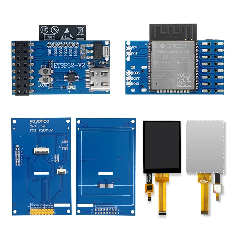 ESP32 2.8-inch wide-angle LVGL WIFI&Bluetooth development board 240 * 320 intelligent display screen 2.8-inch LCD IPS module wit