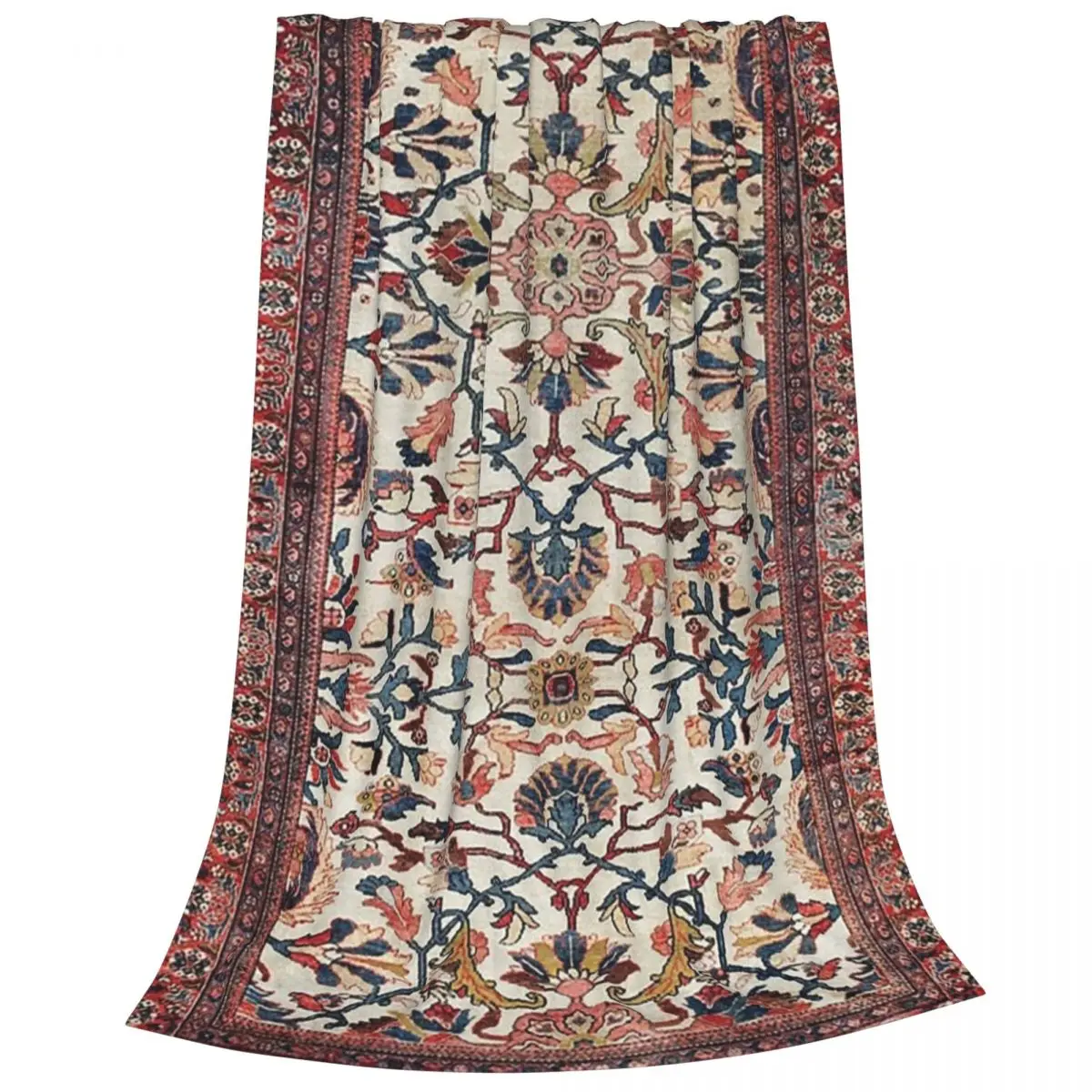 Mahal West Persian Print Blanket Flannel Breathable Sofa Throw Blankets For Couch Bedding Office Throws Bedspread Quilt