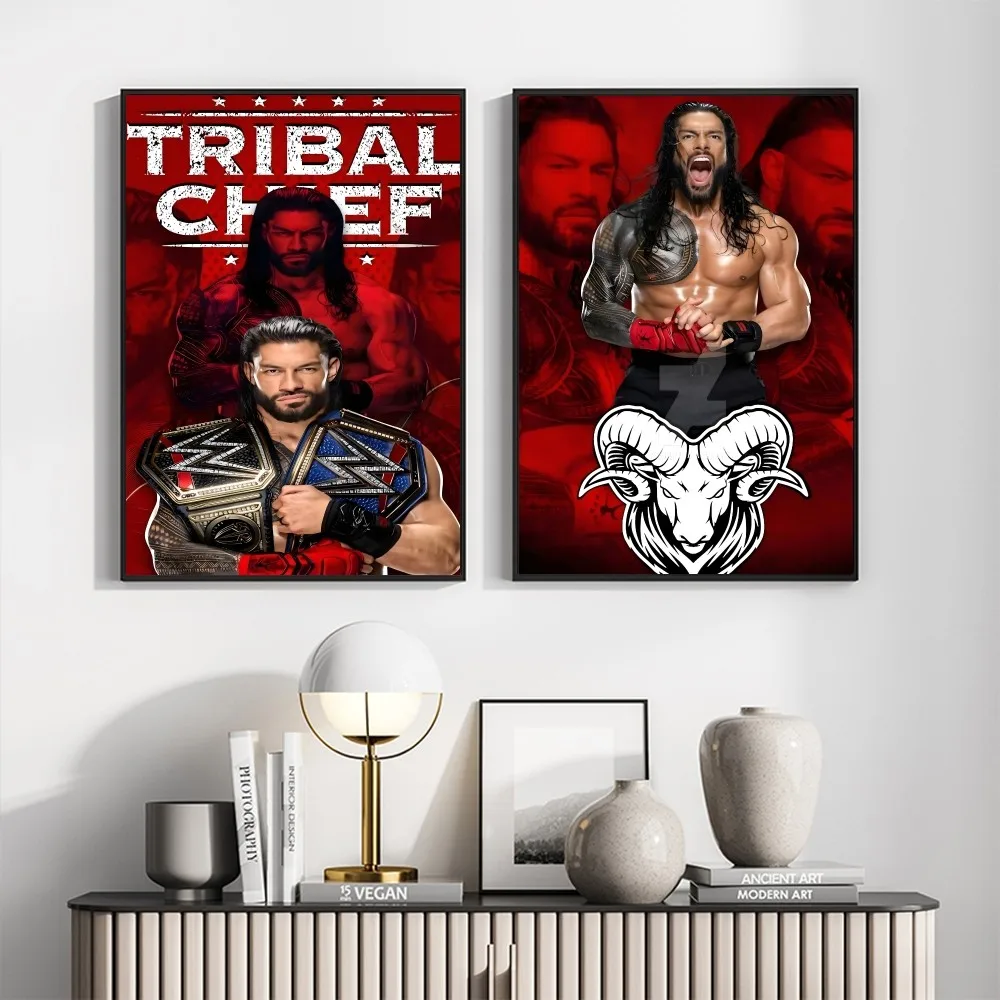 1 قطعة ستار المصارعة الرومانية عهد ملصق ذاتية اللصق الفن ورقة مقاومة للماء ملصق مقهى بار غرفة جدار ديكور