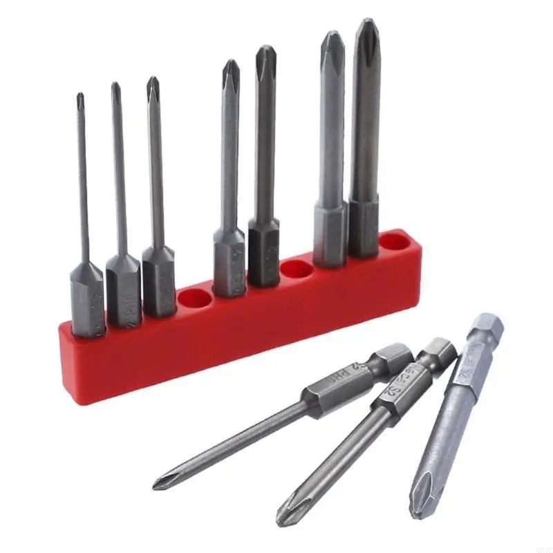 

Q81C 10Pieces Screwdriver Bit PH00 PH0 PH1 PH2 Nutdrivers 65mm