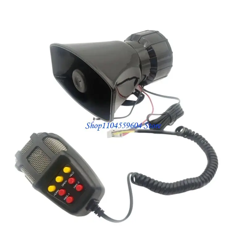 

Многотональный автомобильный звуковой сигнал 12В 12QM, 7 звуков, мощность 100 Вт, водонепроницаемое глобальное соглашение