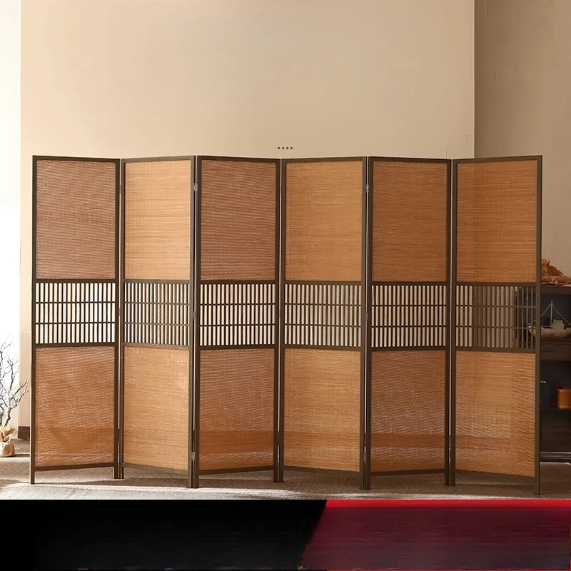 

Перегородка, складной экран, старый народный заказ, ретро, новый китайский складной бамбуковый крыльцо из цельного дерева, чехол для гостиной, офиса