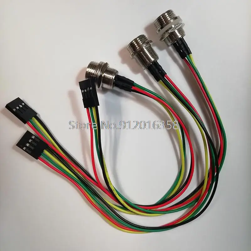 22AWG 20CM GX16 DUPONT 2.54 Butt Joint 2/3/4/5/6/7/8/9/10 Pins Waterproof Aviation Plug Socket Connector Wire Cable