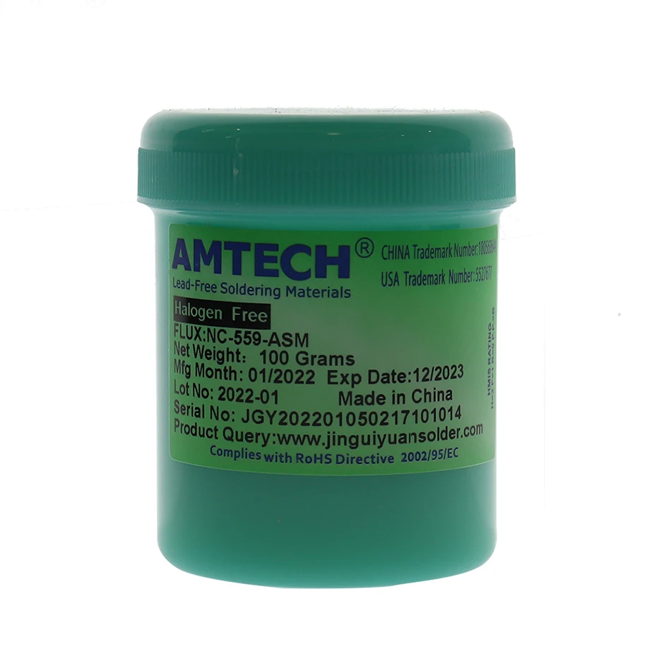 Imagem -03 - Amtech Vara de Solda com Fluxo 100g