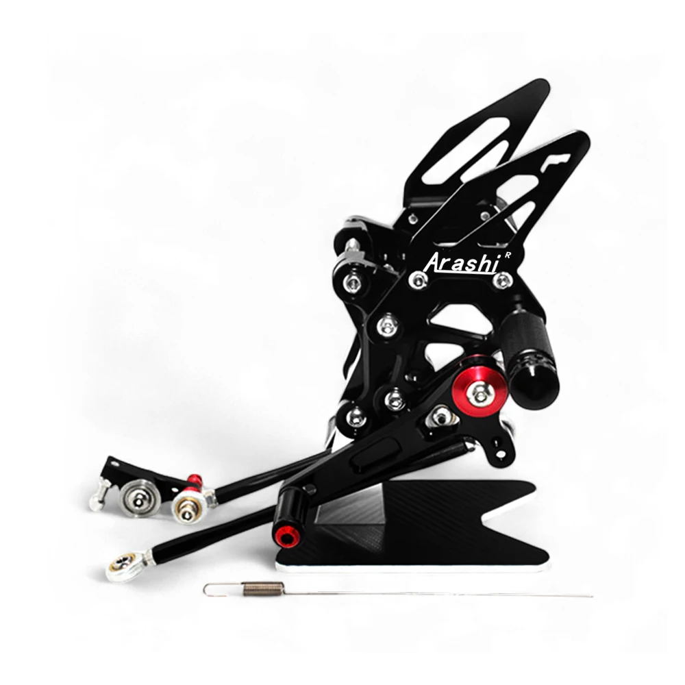 Motorcycle CNC Adjustable FootRset Rearset For DUCATI 848 EVO 1098/S/R 1198/S/R Racing Front Pedal